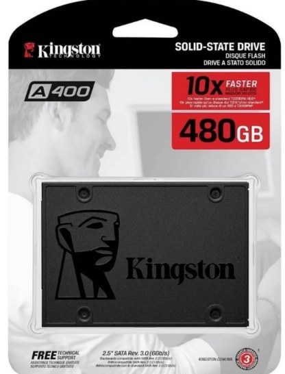 Disco SSD 480GB A400 Kignston