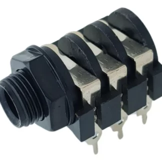 Conector Jack Audio 6.35mm Micrófono O Guitarra Estereo