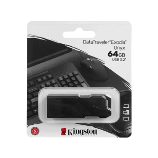 Pendrive Kingston Exodia Onix 64GB USB 3.2 Negro