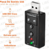 Placa de Sonido USB 7.1 - Image 3