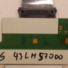 Placa Tcon y LVDS TV LG 43LH5700 AED63265803 6870C-0532C - Image 4