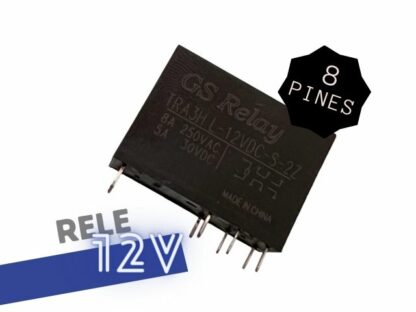 Rele Relay 12v 5A 8 Pines