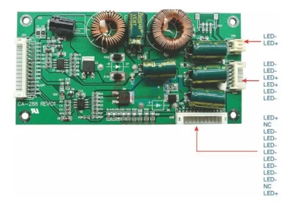 Placa Inversor Universal De Retroiluminación ca288 CA-288 Inverter Backlight - Image 3